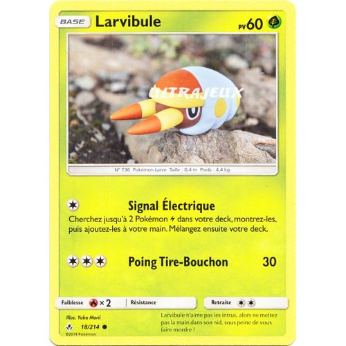 Pokémon - 18-R/214 - Larvibule - Reverse