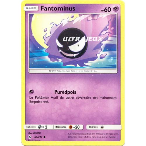 Pokémon - 68-R/214 - Fantominus - Reverse