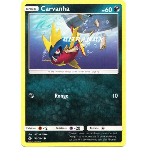 Pokémon - 110-R/214 - Carvanha - Reverse