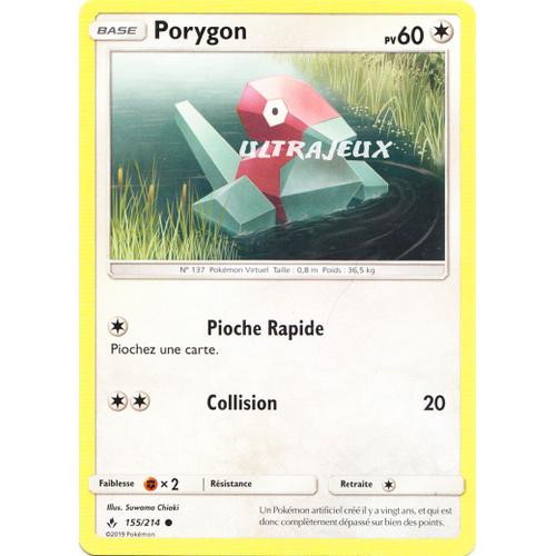 Pokémon - 155-R/214 - Porygon - Reverse