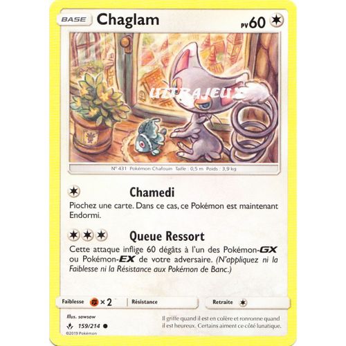 Pokémon - 159-R/214 - Chaglam - Reverse