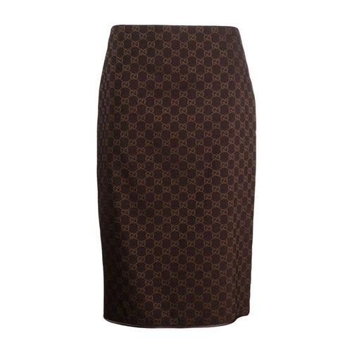 Gucci - Skirts > Pencil Skirts - Brown