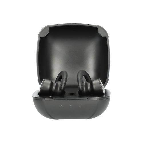KSIX Sport Buds 2 - Écouteurs sans fil avec micro - intra-auriculaire - montage sur l'oreille - Bluetooth - noir