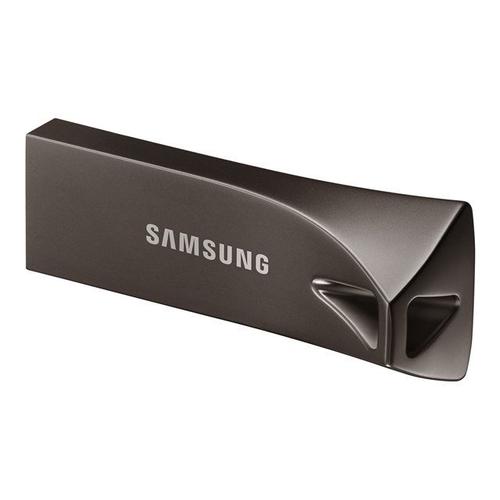 Samsung BAR Plus MUF-128BE4 - Clé USB - 128 Go - USB 3.1 Gen 1 - gris titan