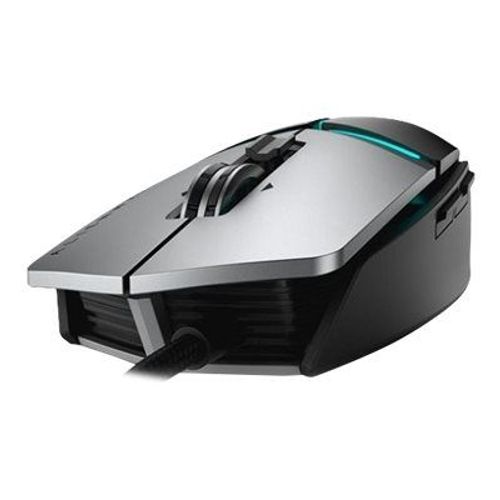 Alienware Elite Gaming Mouse AW959 - Souris - optique - 13 boutons - filaire - USB - noir, argent - pour Alienware Aurora R8, M15; G7 15 7590, 17 7790