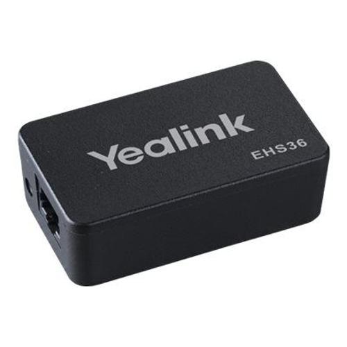 Yealink EHS36 - Adaptateur de casque micro sans fil pour casque sans fil, téléphone VoIP - pour Yealink SIP-T27, T40, T41, T42, T48; Skype for Business HD IP Phone T40, T41, T42, T48