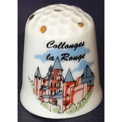 Dé À Coudre Motif Collonges La Rouge