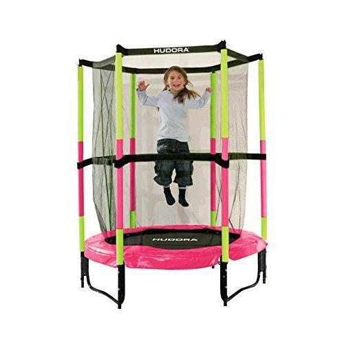 Hudora 65609 Le Trampoline Joey Jump 3.0 Rose De 140 Cm De Diamètre