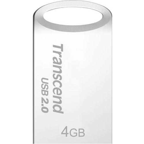 Transcend JetFlash 510 - Clé USB - 4 Go - USB 2.0 - argent