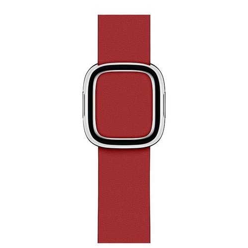 Apple 40mm Modern Buckle - (Product) Red - Bracelet De Montre Pour Montre Intelligente - Taille Large - Carmin - Pour Watch Hermès Series 7, Hermès Series 9, Nike Series 7, Series 10, Series 8...