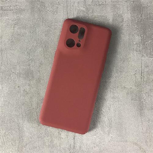 Coque Arrière Rigide En Grès Étui Mat Ultra Fin Pour Oppo Reno 4 5 6 7 8 Pro + Find X5 Pro X3 X2 Realme Gt Neo3 A93s A55