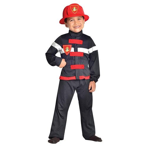 Costume de pompier luxe pour enfant - 4 à 12 ans