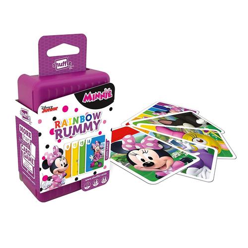Shuffle Disney Minnie Mouse Rainbow Rummy Card Game