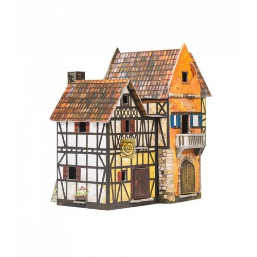 Innovative 3d-Puzzles Clever Paper Medieval City Series Bakery Cardboard Set Umbum By Umbum