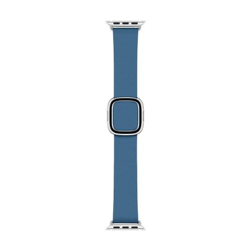 Apple 40mm Modern Buckle - Bracelet De Montre Pour Montre Intelligente - Taille Large - Bleu Cod Cap - Pour Watch Hermès Series 7, Hermès Series 9, Nike Series 7, Series 10, Series 8, Series 9