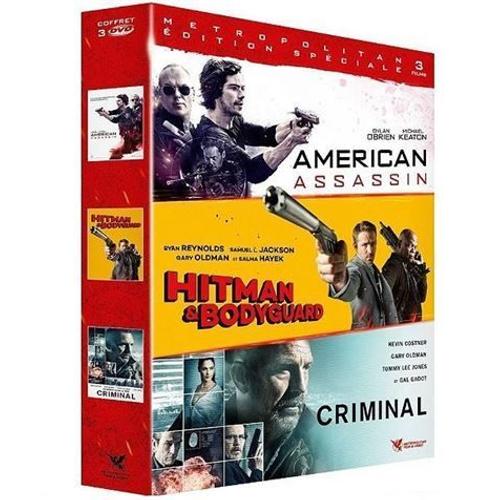 Action 2018 : Hitman & Bodyguard + American Assassin + Criminal - Pack