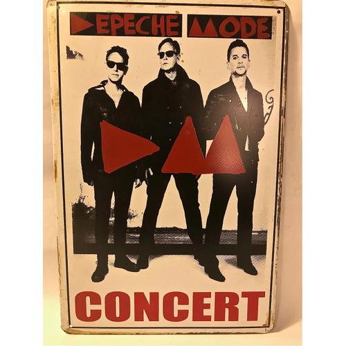 Dépéche Mode Affiche De Concert Metal Depeche Mode