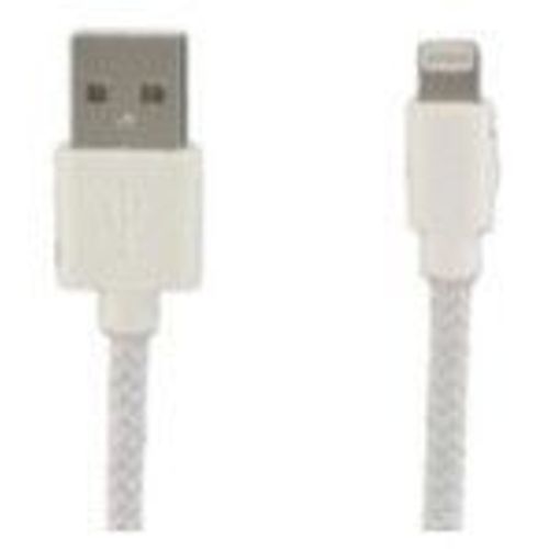 DLH DY-TU1904WG - Câble Lightning - USB mâle pour Lightning mâle - 1 m - gris, blanc