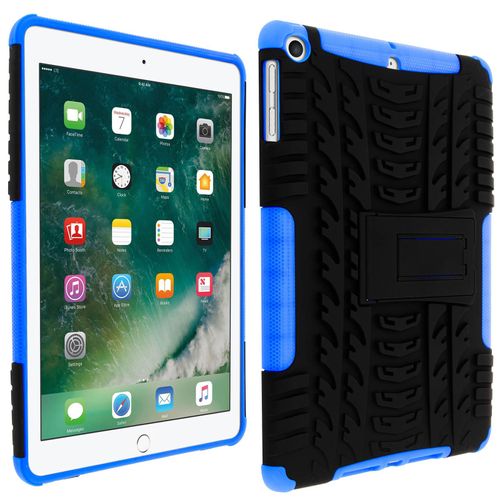 Coque Apple Ipad 9.7 2017 / 2018 Coque Antichocs Renforcé + Support Intégré Bleu
