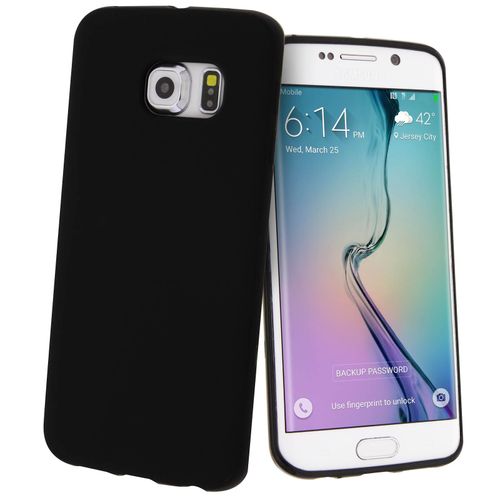 Coque Protection Silicone Gel Souple - Samsung Galaxy S6 Edge - Noir
