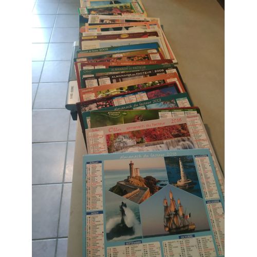 Lot De 29 Almanachs Des Postes