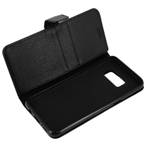 Housse Etui Clapet Portefeuille Samsung Galaxy S8 Plus - Noir