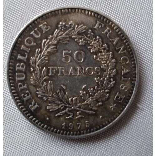 Piece 50 Francs Argent 1975