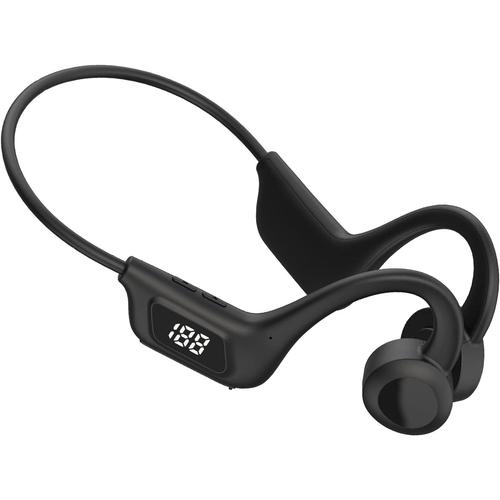 Nouveau Casque à Conduction Osseuse Bluetooth 5.1 écouteurs à Oreille Ouverte Micro Anti-bruit Cvc Intégré Et écouteurs De Mémoire De 8 Go Casques Légers Ipx5 Pour Le Sport, La Course à(Color:B noir)