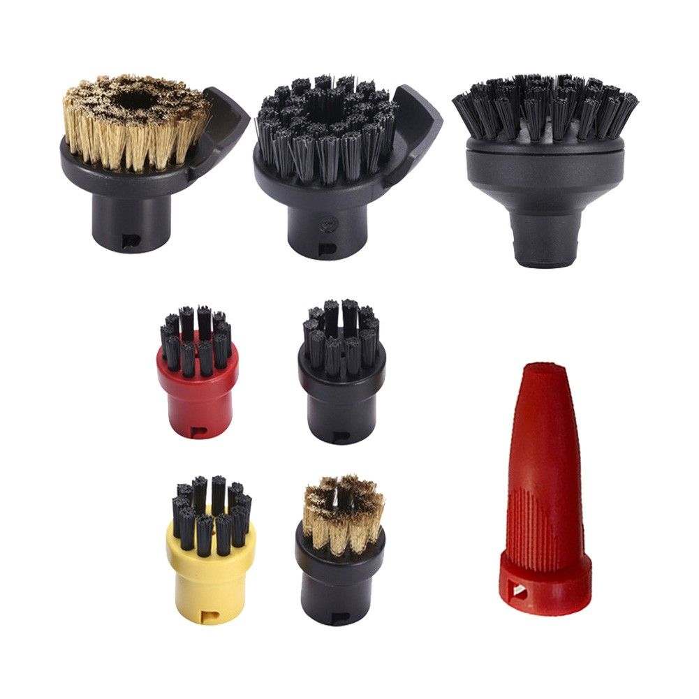 Kit De Nettoyage ? Vapeur Universel, Grande Brosse Ronde Pou...