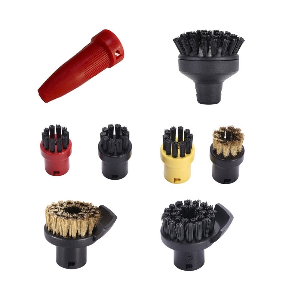 Kit De Nettoyage ? Vapeur Universel, Grande Brosse Ronde Pou... - 3