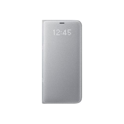 Samsung Led View Cover Ef-Ng955 - Étui À Rabat Pour Téléphone Portable - Argent - Pour Galaxy S8+