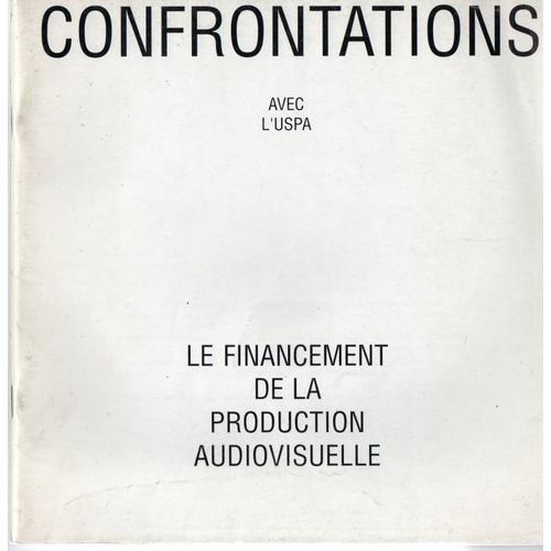 Le Financement De La Production Audiovisuelle Confrontations