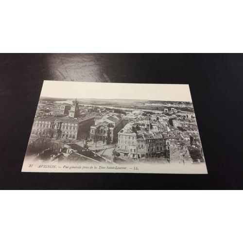 Carte Postale Avignon - " Vue Generale Prise De La Tour Saint Laurent " - Editeur : "Selecta " N°37 En L'état Sur Les Photos