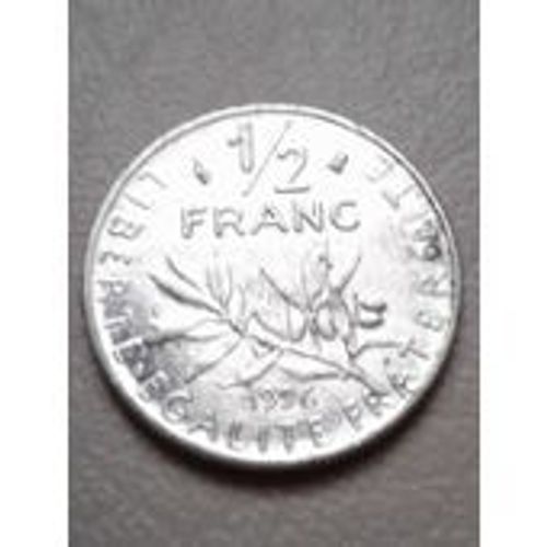 France = Pièce De 1/2 Franc, Semeuse De Roty, Année 1996, En Nickel.