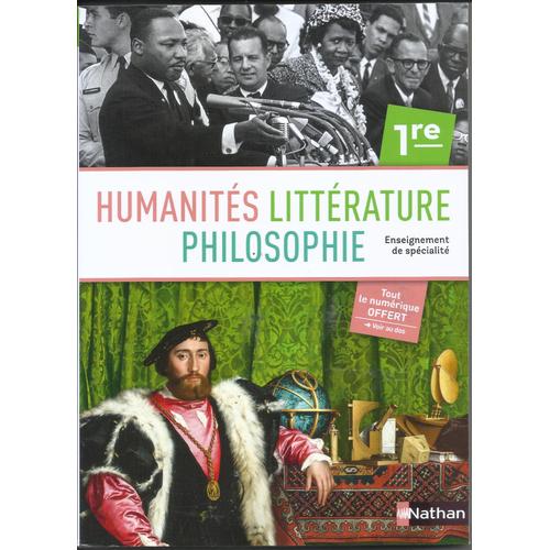 Humanités Littératures Philosophie 1ère - Enseignement De Spécialité