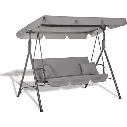 Springos® Balançoire De Jardin Pour Trois Personnes Avec Coussins