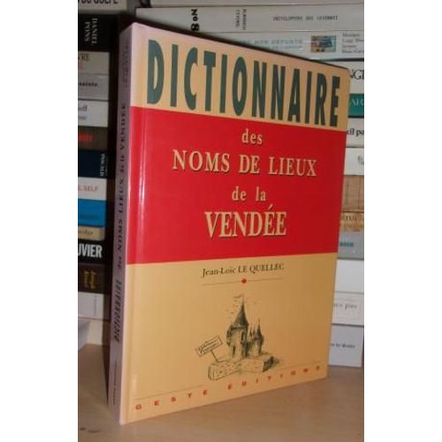 Dictionnaire Des Noms De Lieux De La Vendee : Origines, Histoire Et Légendes De Plus De 1300 Noms? Communes, Villages, Rivières, Fermes, Lieux-Dits Et Mégalithes