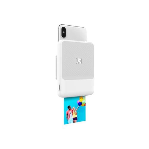 LifePrint Instant Print Camera for iPhone - Imprimante - couleur - zinc -  51 x 76 mm - Bluetooth - blanc
