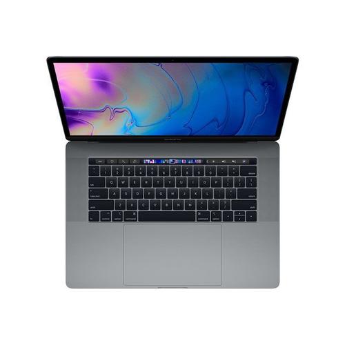 Apple MacBook Pro with Touch Bar - Intel Core i9 2.3 GHz - Radeon Pro 560X  - 16 Go RAM - 512 Go SSD - 15.4" IPS 2880 x 1800 (WQXGA+) - Wi-Fi 5 - gris sidéral - clavier : Français