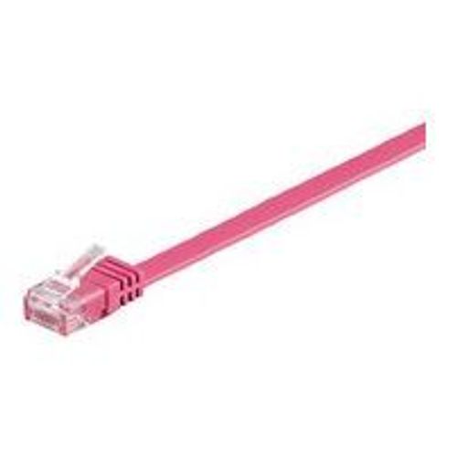 MicroConnect - Câble réseau - RJ-45 (M) pour RJ-45 (M) - 3 m - UTP - CAT 6 - sans halogène, bloqué - rose