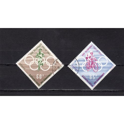 Timbres-Poste Du Dahomey (Jeux Olympiques De Tokyo)