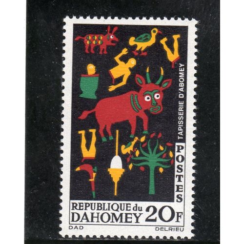 Timbre-Poste Du Dahomey (Tapisserie)
