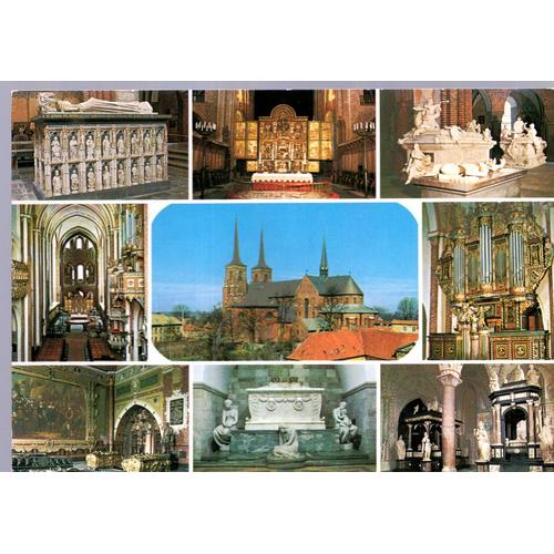 Carte Postale De Roskilde (Danemark) La Cathédrale, 9 Vues