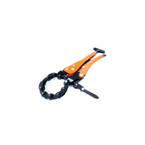 Pince grip étau coupes-tubes 182-10 à chaine D. 1,5 à 7,5 x L. 250 mm - Acier, cuivre, Laiton, PVC - 53101 - Piher