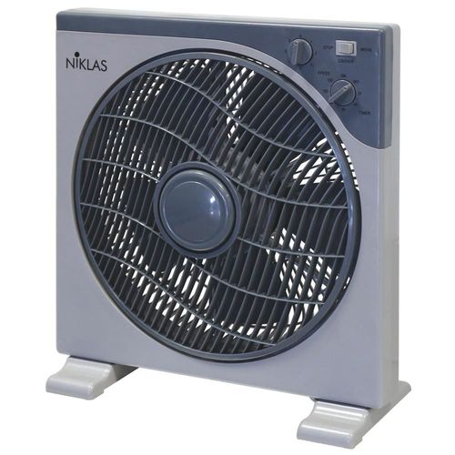 Ventilateur de table et de plancher Niklas Boxfan 3 vitesses minuterie 30 cm