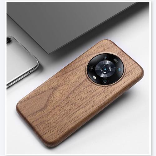 Coque Arrière Ultramince En Bois Véritable Pour Honor Magic 3 4 Pro Couverture De Luxe En Bois De Bambou Et De Rose