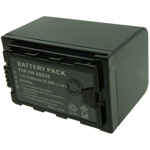 Batterie pour PANASONIC AG-VBR59 - Garantie 1 an