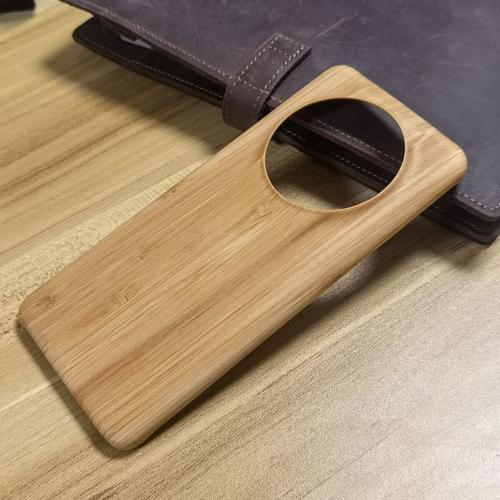 Coque Arrière Ultramince En Bois Véritable Pour Honor Magic 3 4 Pro Couverture De Luxe En Bois De Bambou Et De Rose