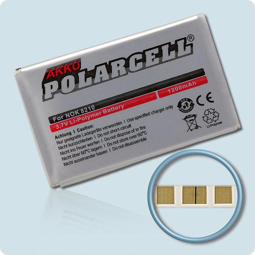 Batterie Li-Polymer 3.7v 1200 Mah Haut De Gamme Pour Smartphone Et Mobile Nokia 8850 De Marque Polarcell®