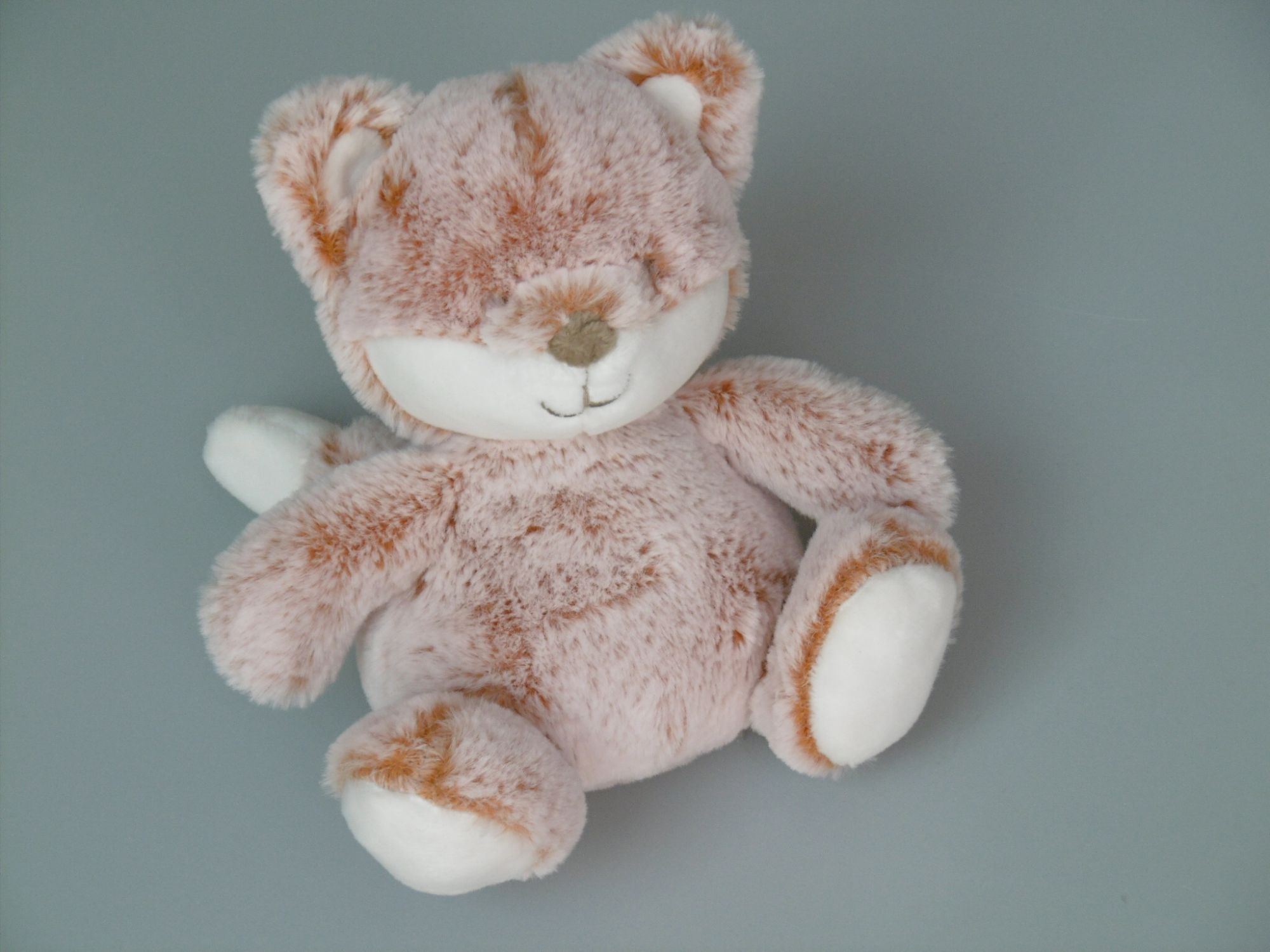 Doudou Chien Renard Roux Renardeau Tex Baby Marron Chine Blanc Peluche Eveil Bebe Naissance Enfant Mixte Rakuten